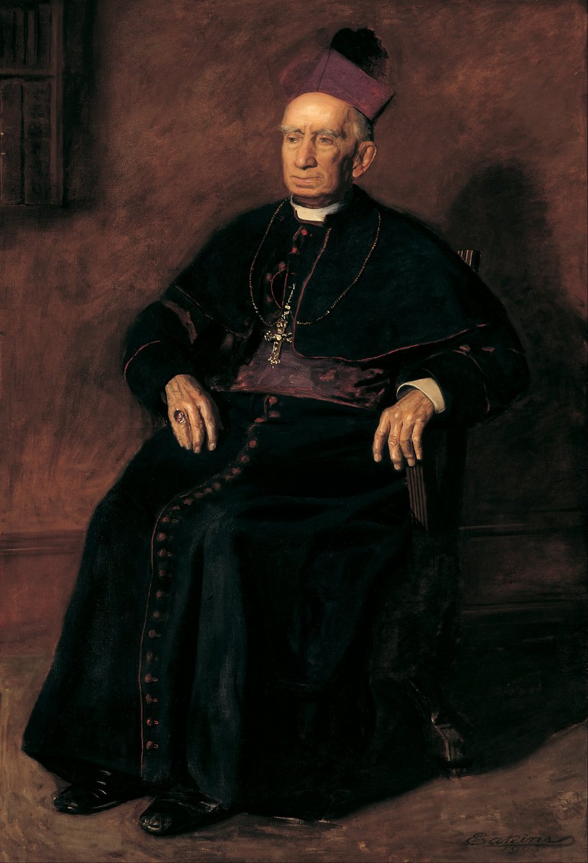 Erkebiskop William Henry Elder av Thomas Eakins