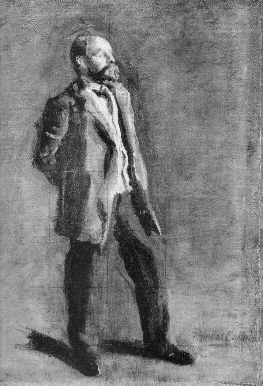 Skisse for portrettet av John McLure Hamilton av Thomas Eakins