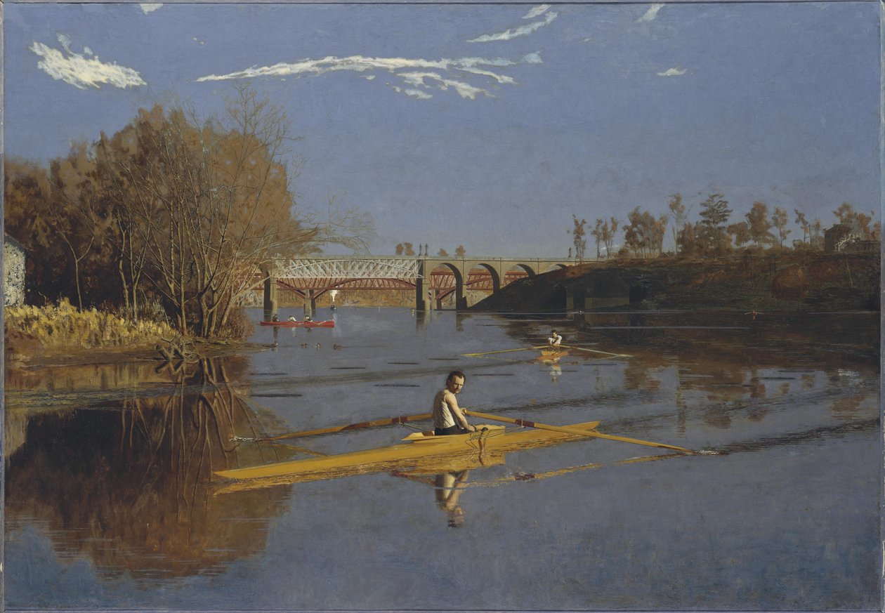 The Champion Single Sculls Max Schmitt i en Single Scull av Thomas Eakins
