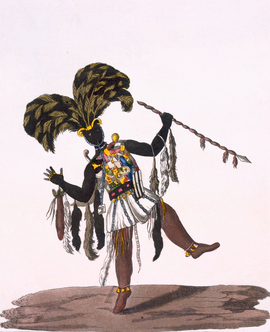En Ashanti Captain in his War Dress, fra 