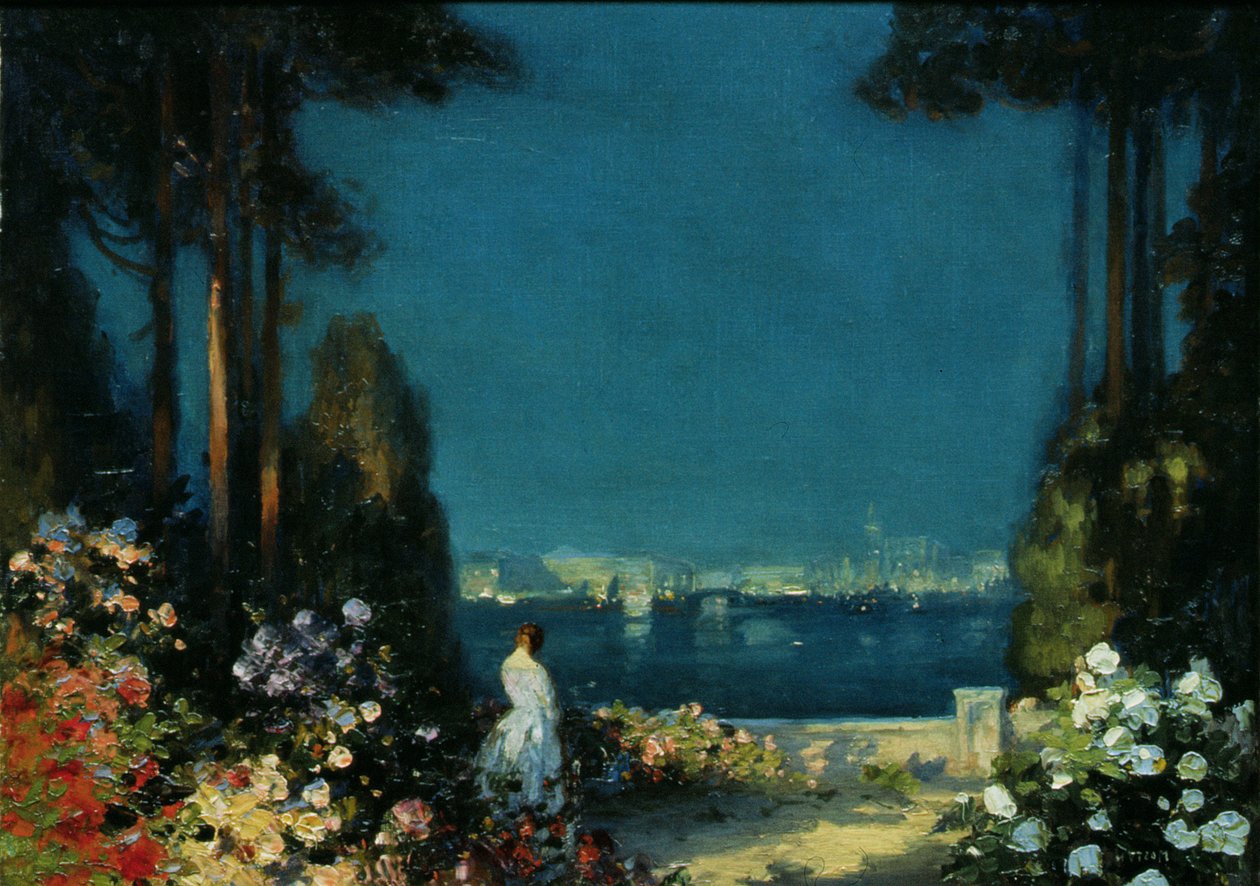 Utsikt over Venezia av Thomas Edwin Mostyn