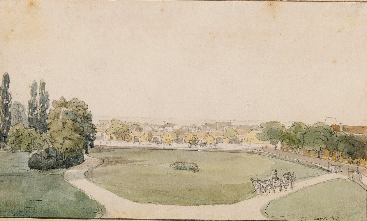 The Upper Garden of Godollo Castlen av Thomas Ender