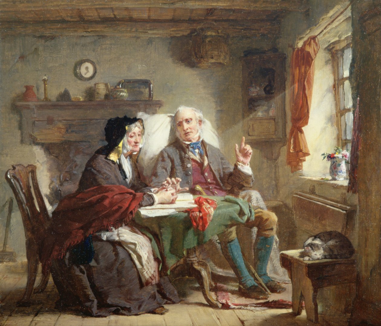 Harde tider av Thomas Faed