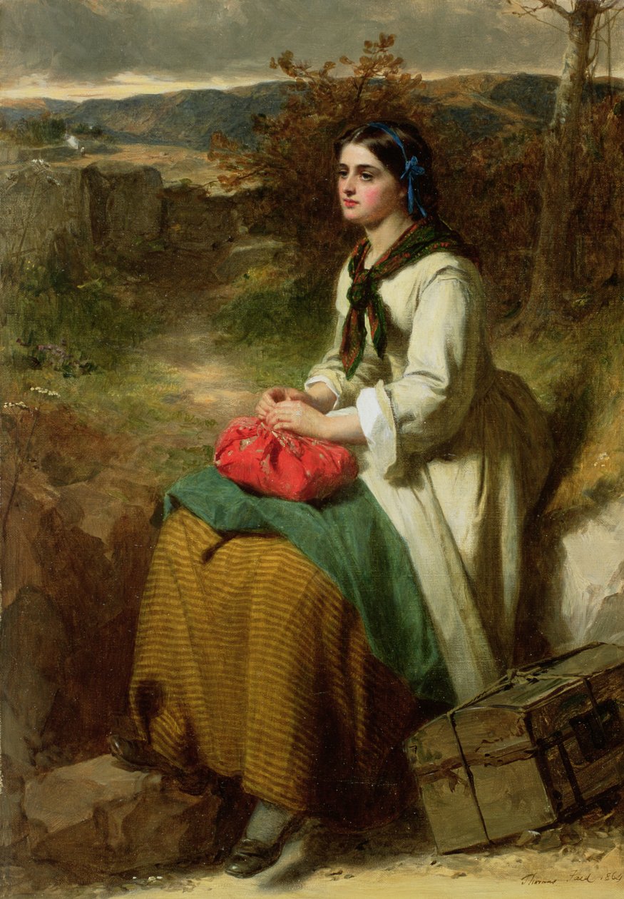 Lucys Flittin, 1864 av Thomas Faed