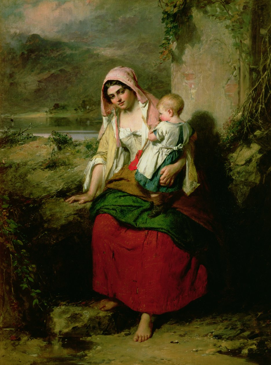 Tar hvile, 1858 av Thomas Faed