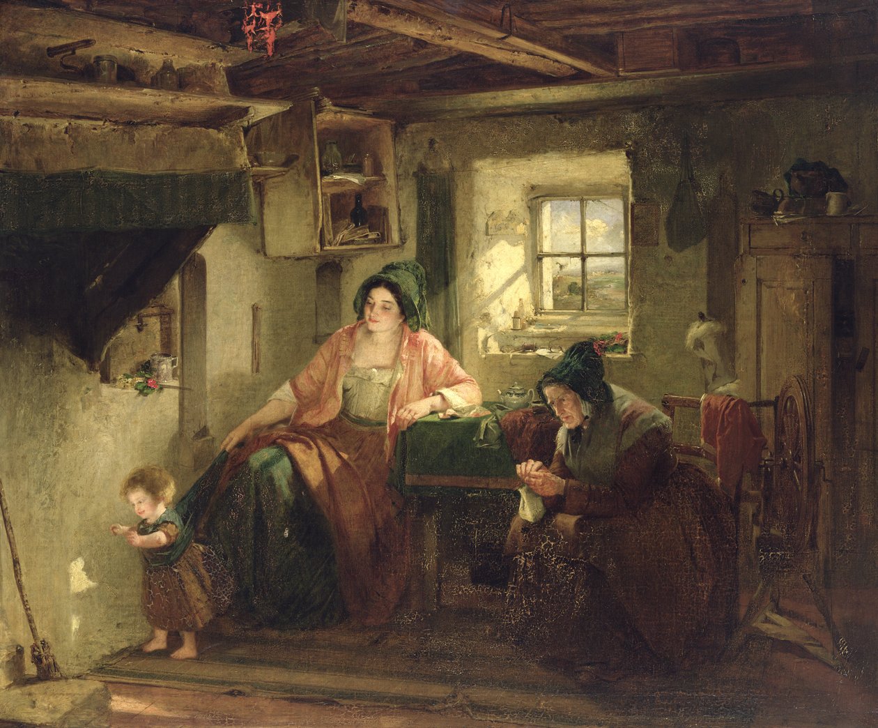 Solstrålen, 1857 av Thomas Faed