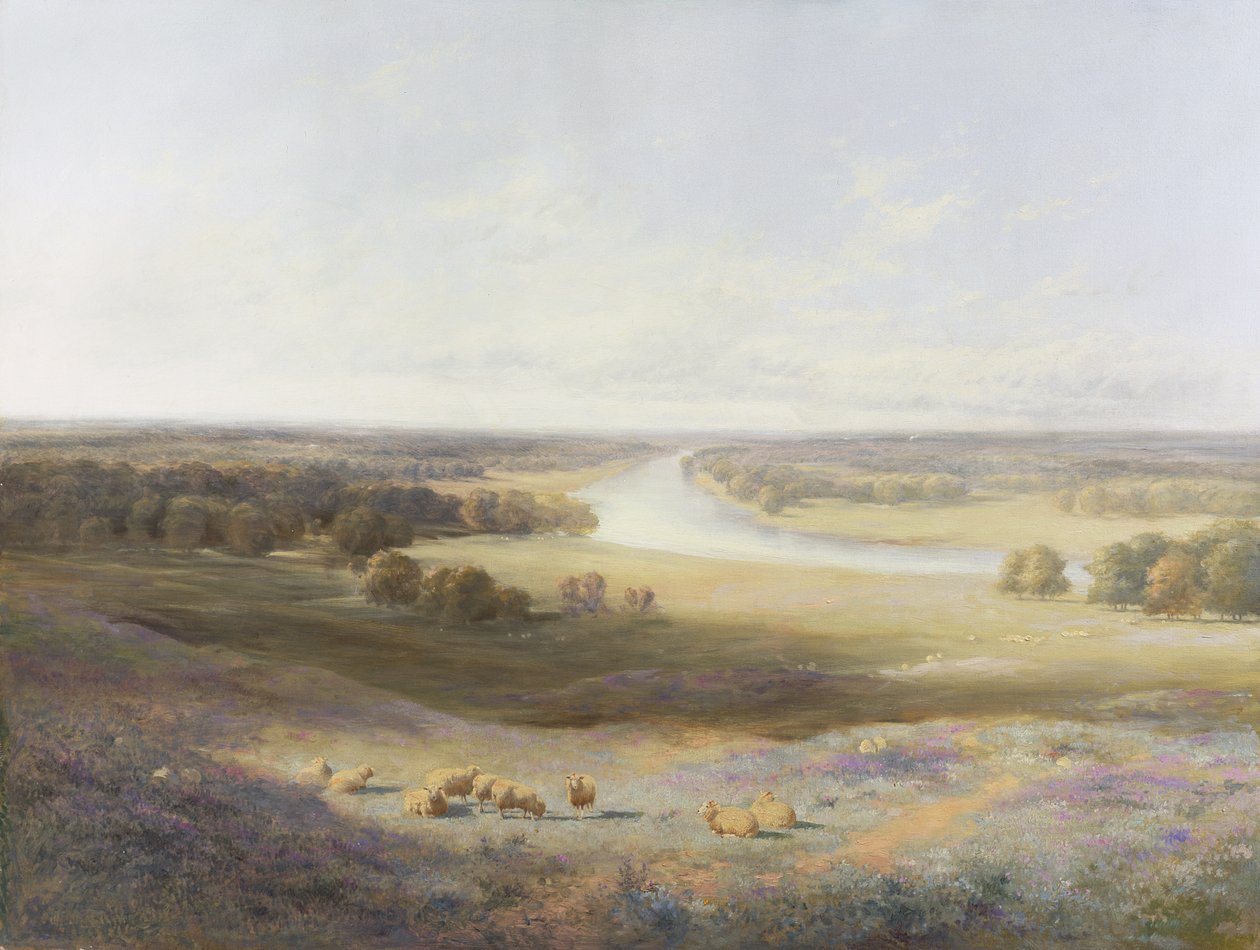 Utsikt over Richmond av Thomas Francis Wainewright