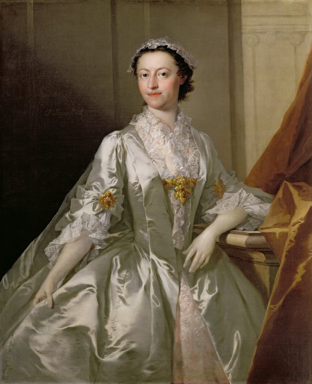 Fru Wardle, 1742 av Thomas Frye