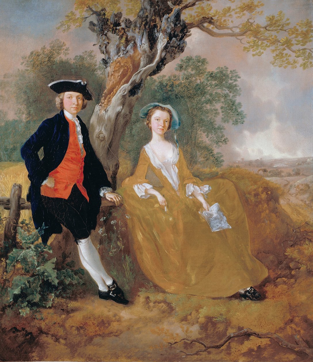 Et par i et landskap av Thomas Gainsborough