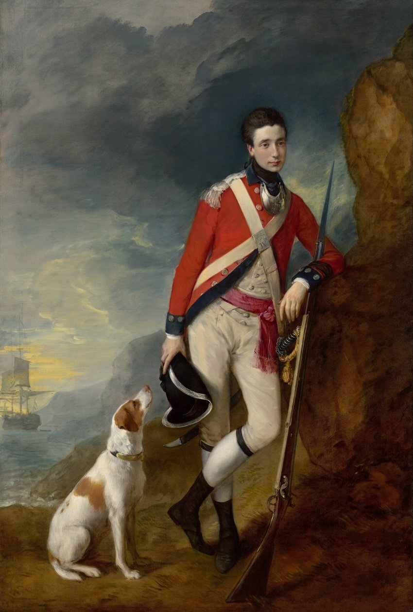 En offiser ved fjerde fotregiment av Thomas Gainsborough