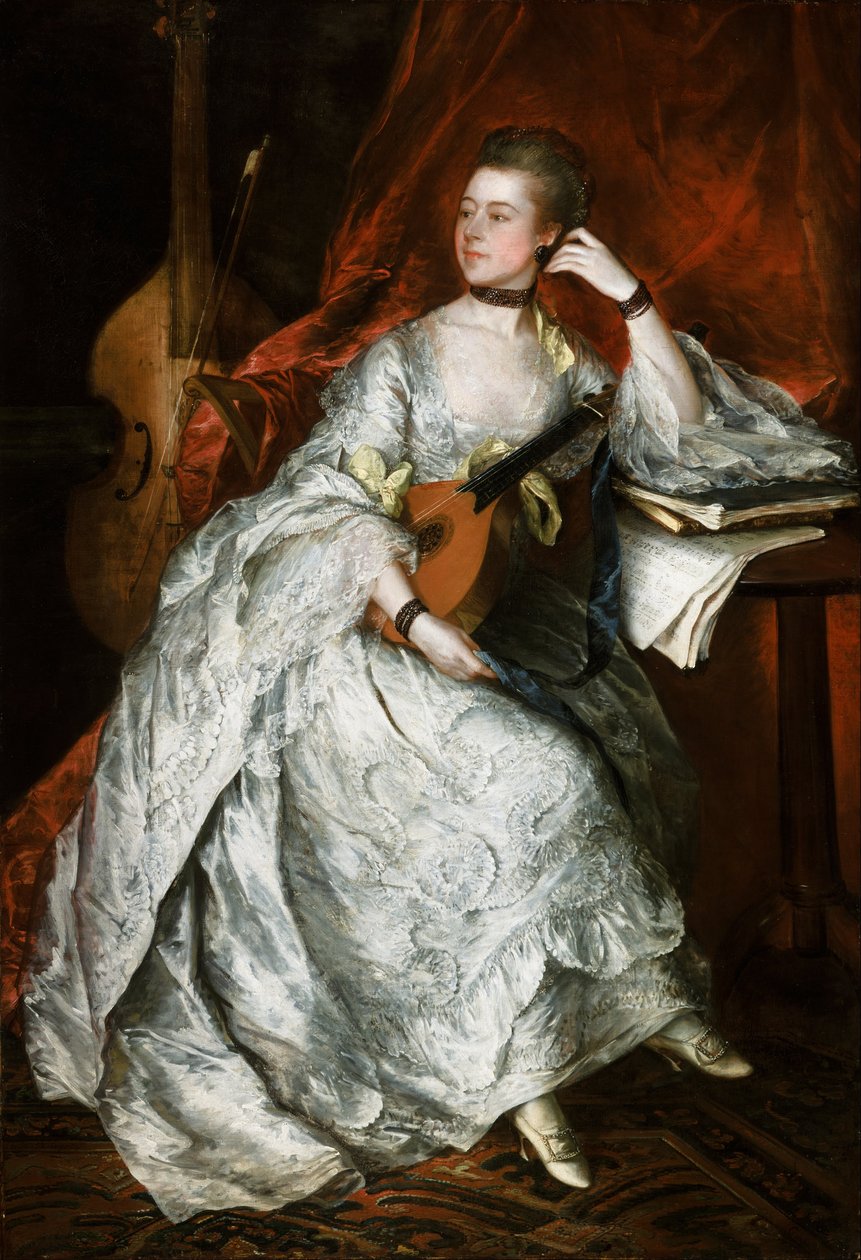 Ann Ford (senere Mrs. Philip Thicknesse) av Thomas Gainsborough