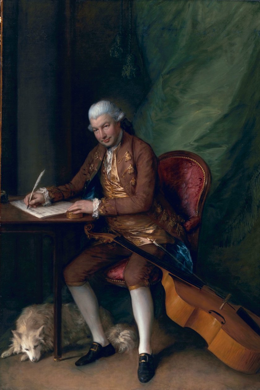 Carl Friedrich Abel, ca. 1777 av Thomas Gainsborough