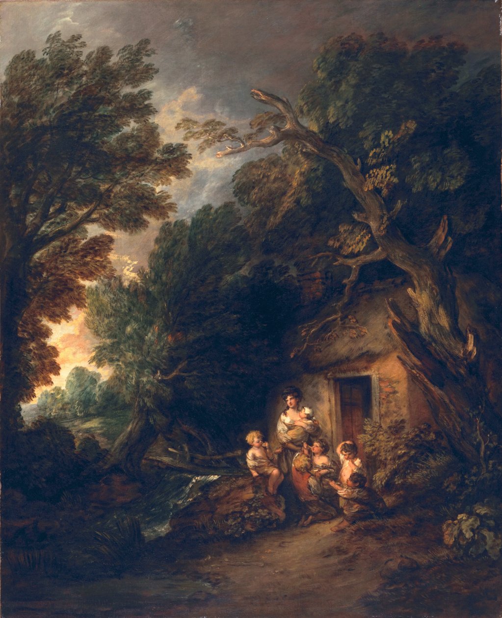 Hyttedør, ca. 1780 av Thomas Gainsborough