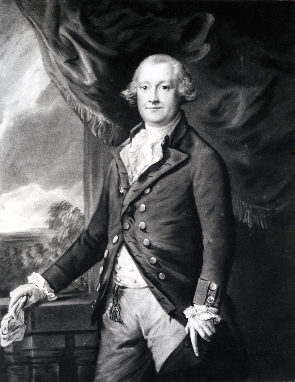 Edward Smith Stanley, 12. jarl av Derby (1752-1834), 1785 (mezzotint) av Thomas Gainsborough