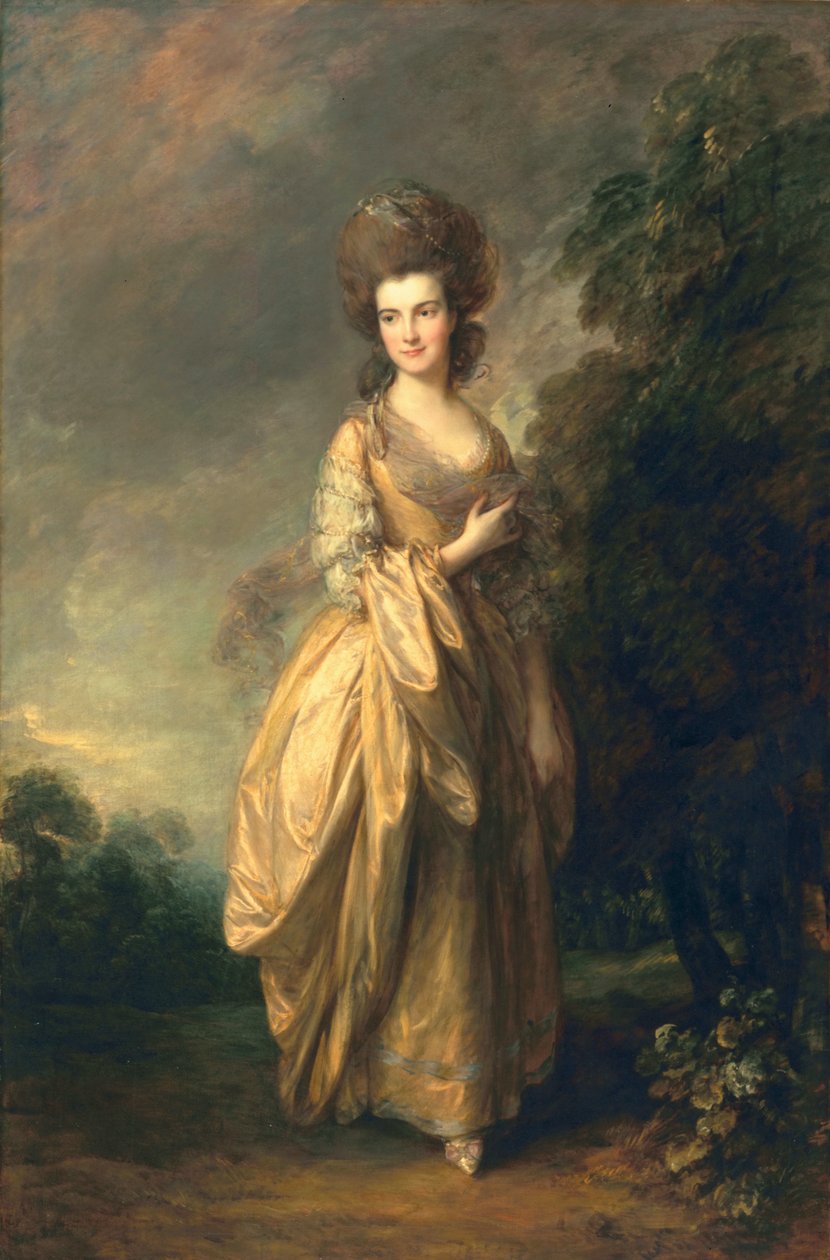 Elizabeth Beaufoy, senere Elizabeth Pycroft, ca. 1780 av Thomas Gainsborough