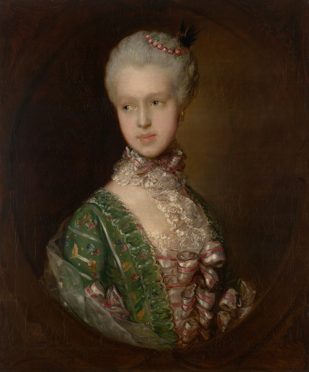 Elizabeth Wrottesley, senere hertuginne av Grafton av Thomas Gainsborough