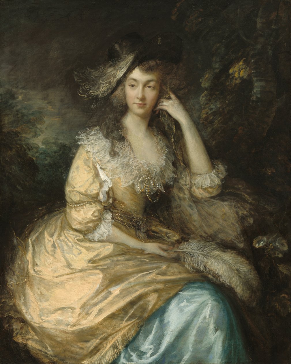 Frances Susanna, Lady de Dunstanville, ca. 1786 av Thomas Gainsborough
