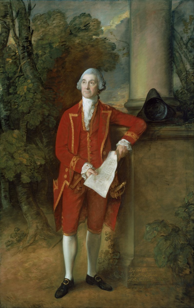 John Eld fra Seighford Hall, Stafford av Thomas Gainsborough
