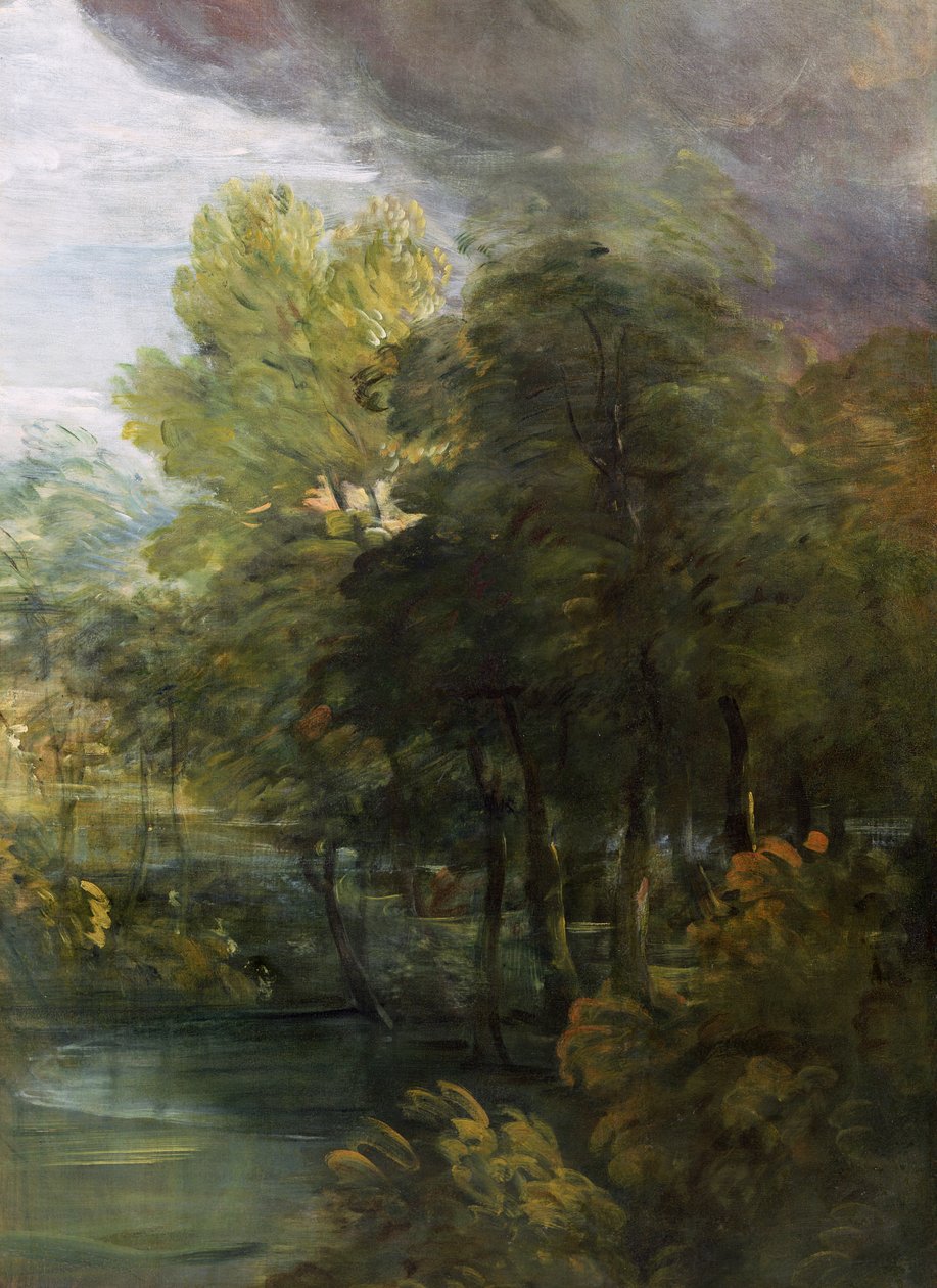 Landskap med basseng av Thomas Gainsborough