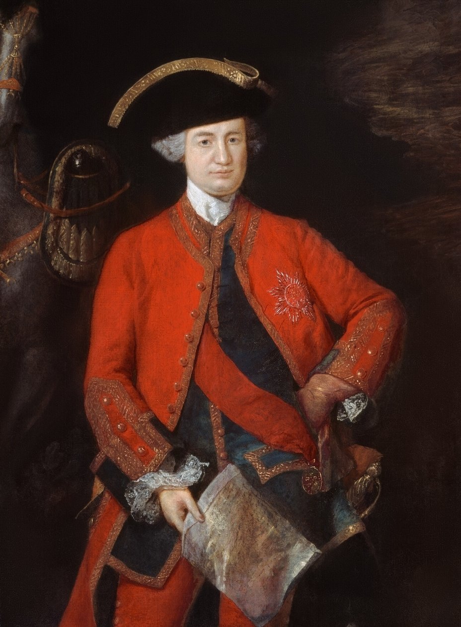 Lord Robert Clive (1725–74) i generaloffisersuniform, ca. 1764 av Thomas Gainsborough