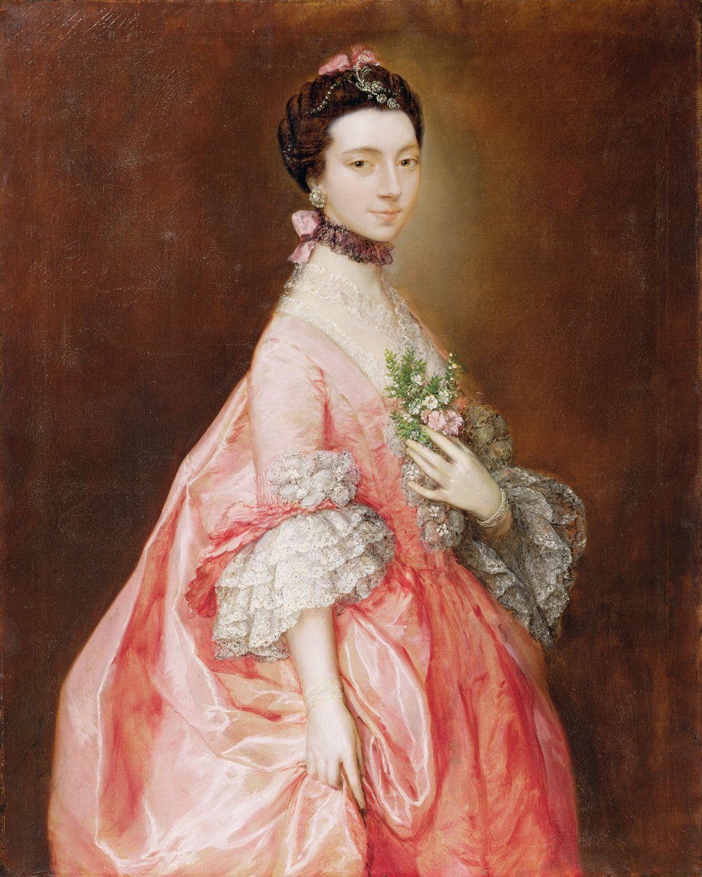 Mary Little, senere Lady Carr av Thomas Gainsborough