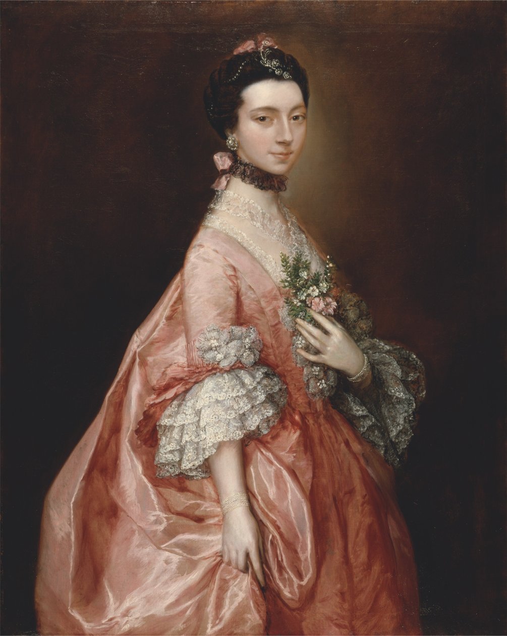 Mary Little, senere Lady Carr av Thomas Gainsborough