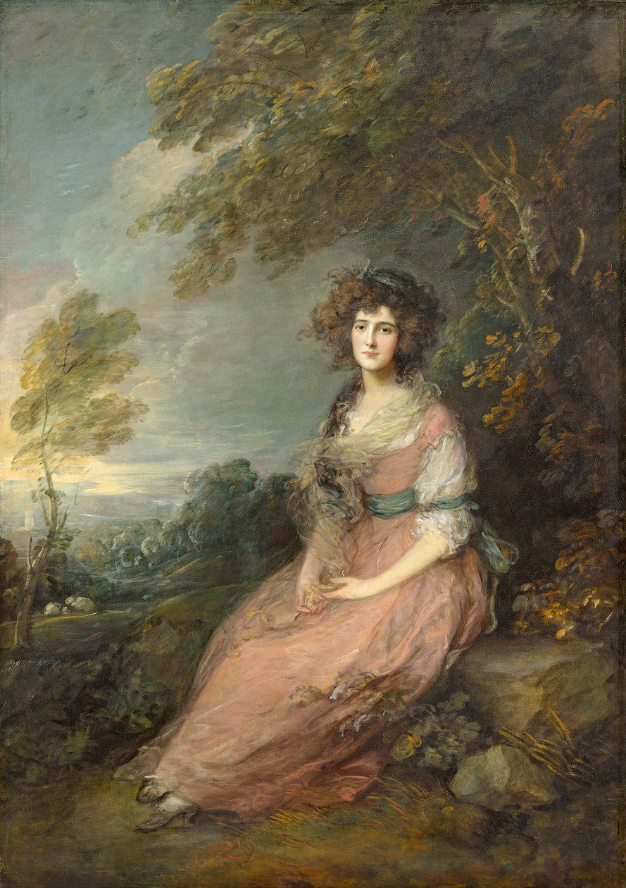 Mrs. Richard Brinsley Sheridan, 1785-87 av Thomas Gainsborough
