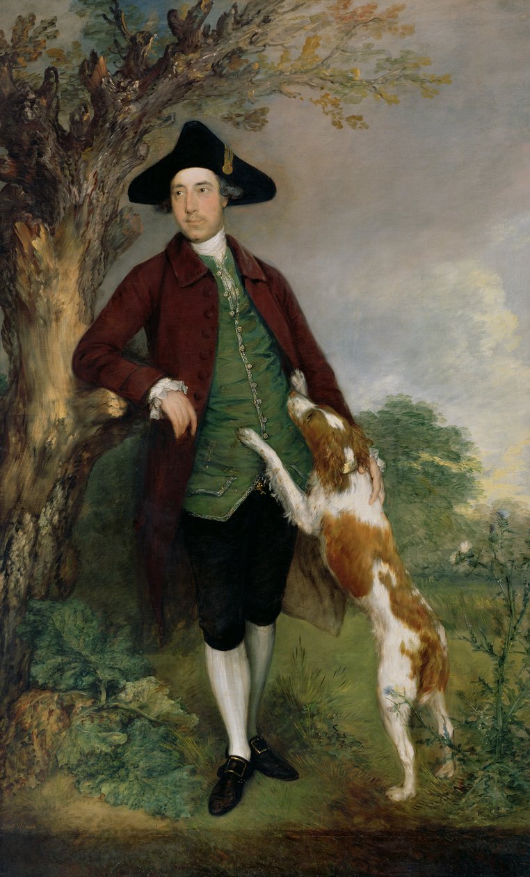 Portrett av George Venables Vernon, 2nd Lord Vernon, 1767 av Thomas Gainsborough