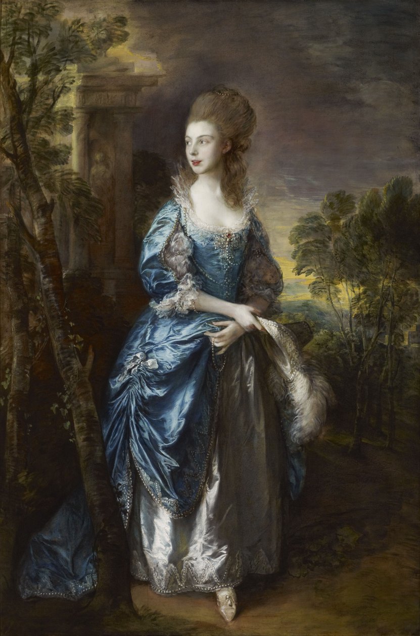 Portrett av The Hon. Frances Duncombe av Thomas Gainsborough