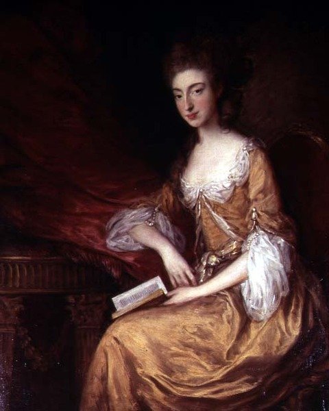 Portrett av en dame med en bok av Thomas Gainsborough