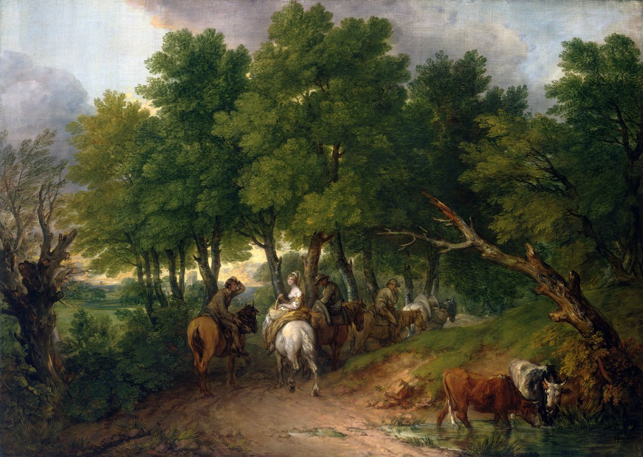 Veien fra markedet av Thomas Gainsborough