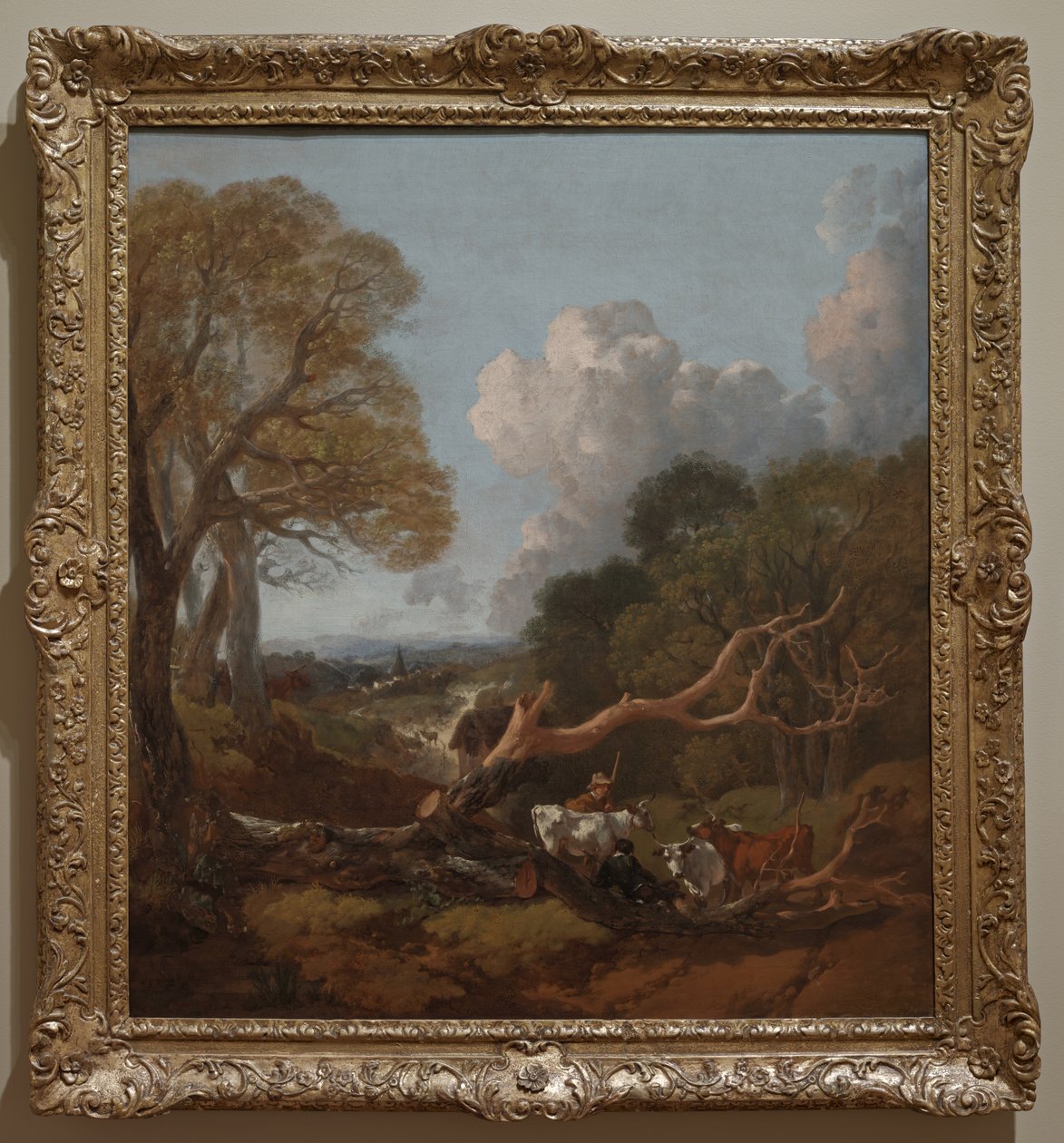 Det falne treet, sannsynligvis mellom 1750 og 1753 av Thomas Gainsborough