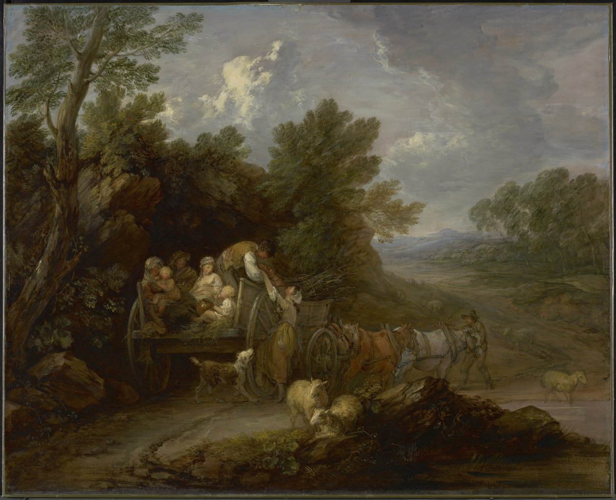 Høstvognen, 1784-85 av Thomas Gainsborough