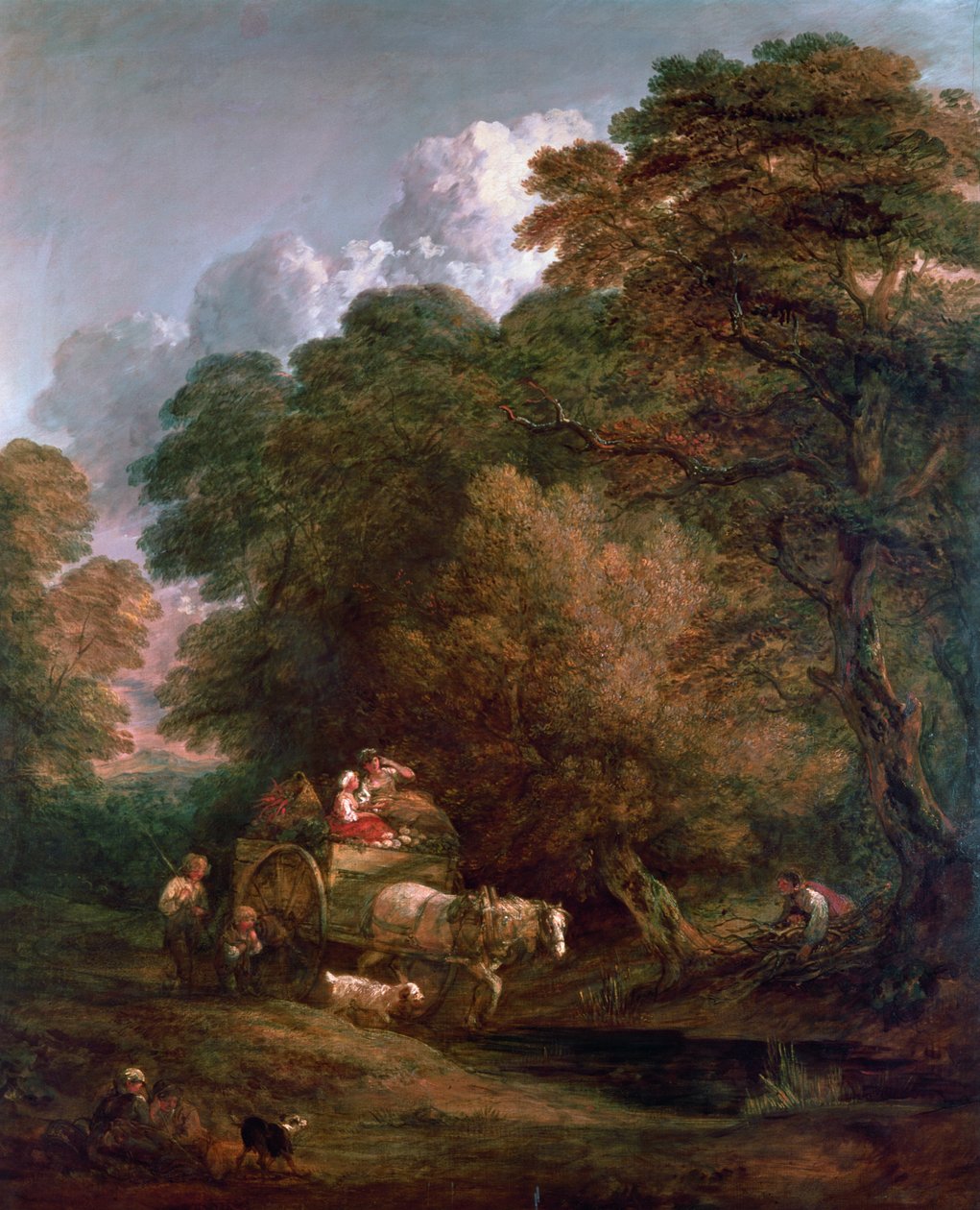 Markedsvognen, 1786 av Thomas Gainsborough