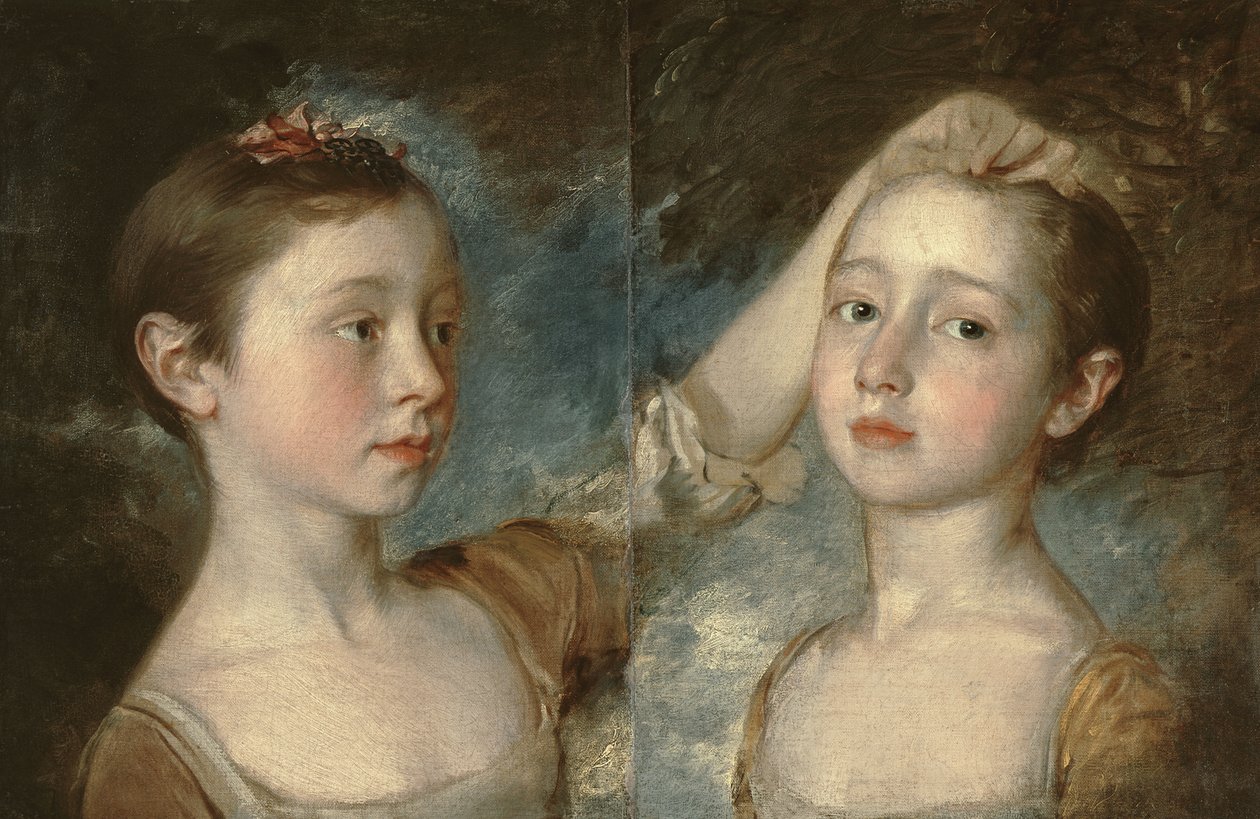 Malerens døtre Mary og Margaret, ca. 1758 av Thomas Gainsborough