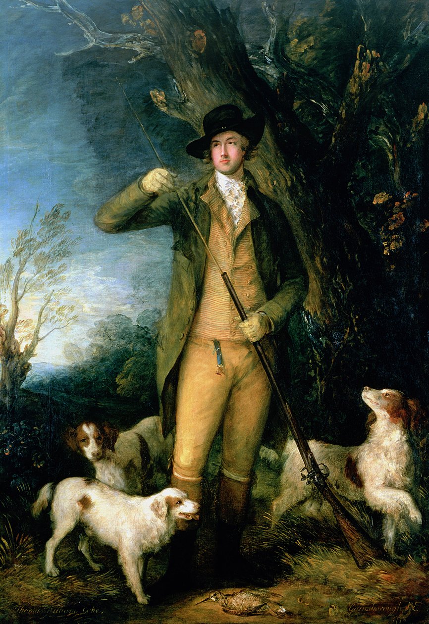 Thomas William Coke (1752-1842) 1. jarl av Leicester (av den andre skapelsen) av Thomas Gainsborough