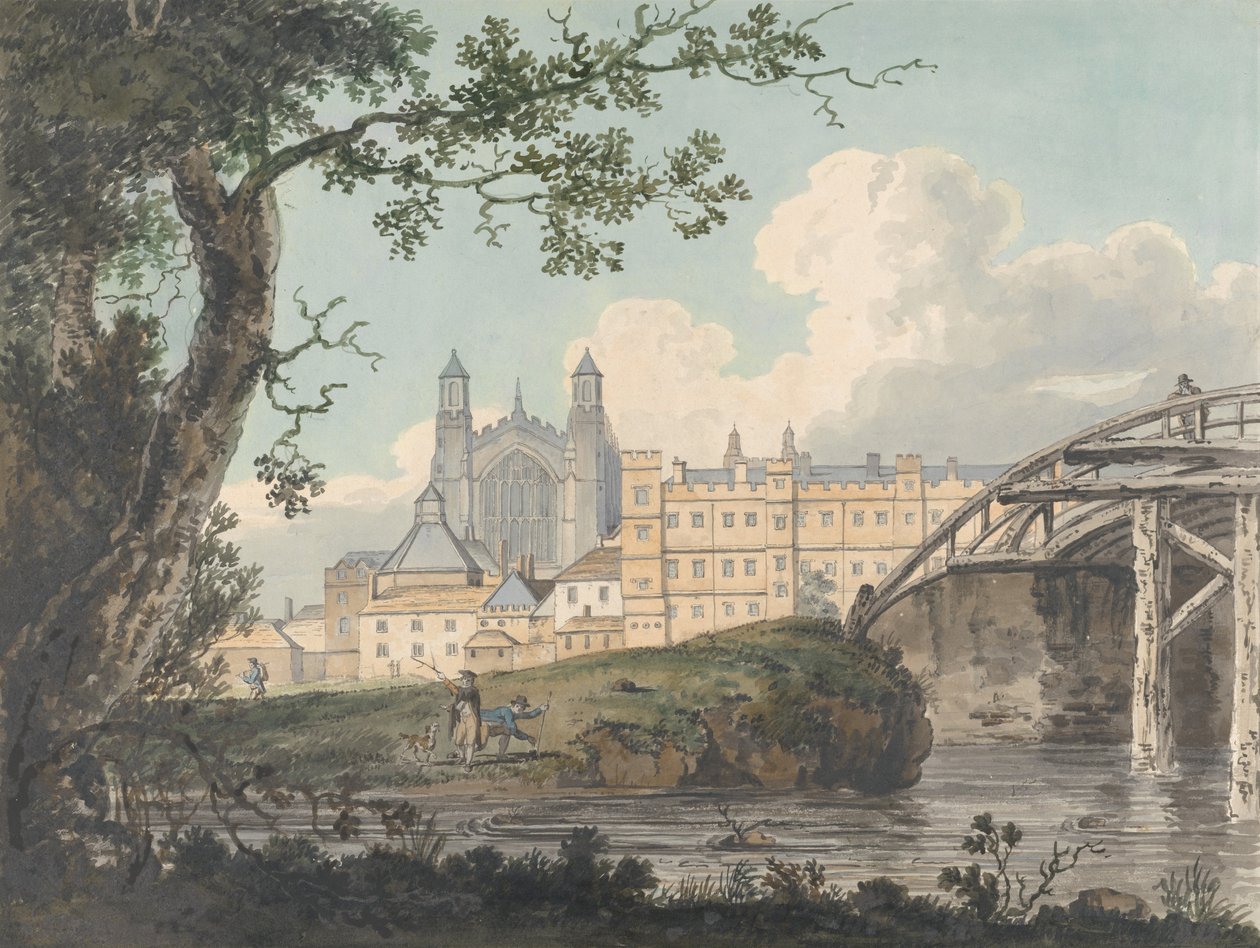 Eton College fra Datchet Road av Thomas Girtin