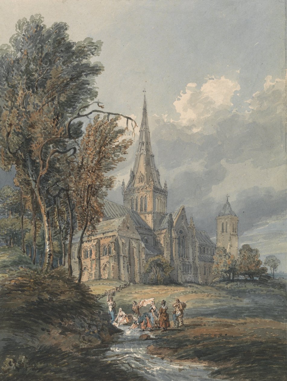 Glasgow katedral av Thomas Girtin