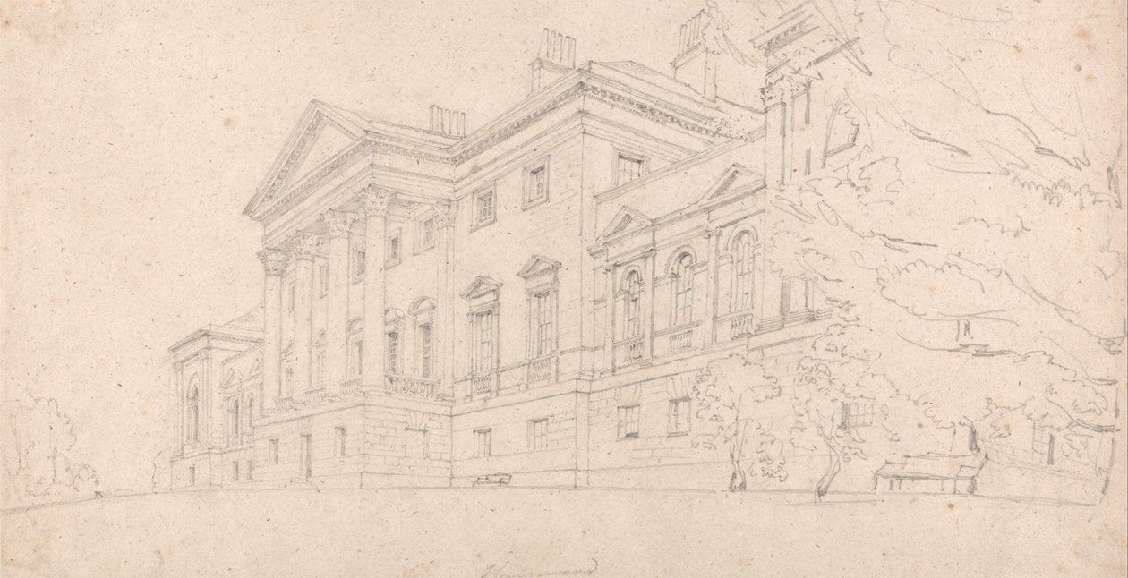 Harewood House, Yorkshire av Thomas Girtin