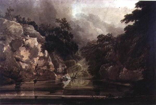 Plumpton Rocks, nær Knaresborough av Thomas Girtin