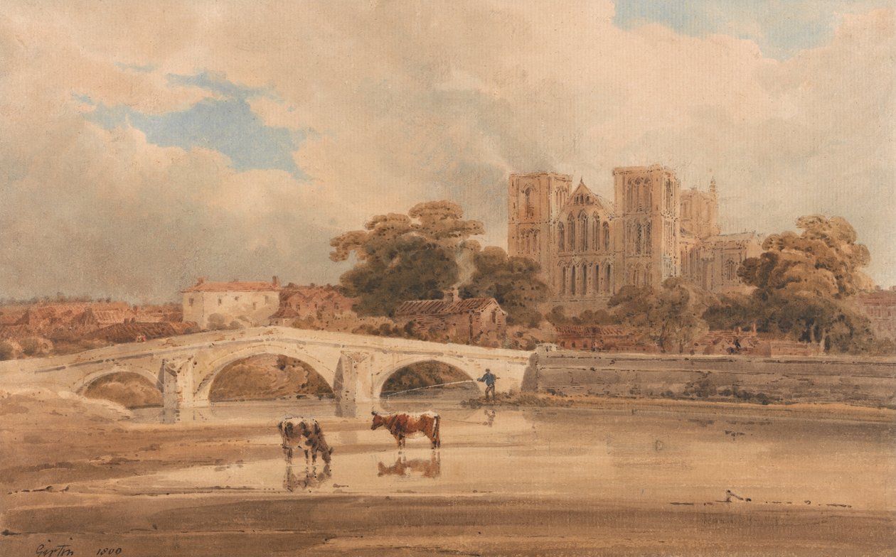 Ripon Minster, Yorkshire av Thomas Girtin