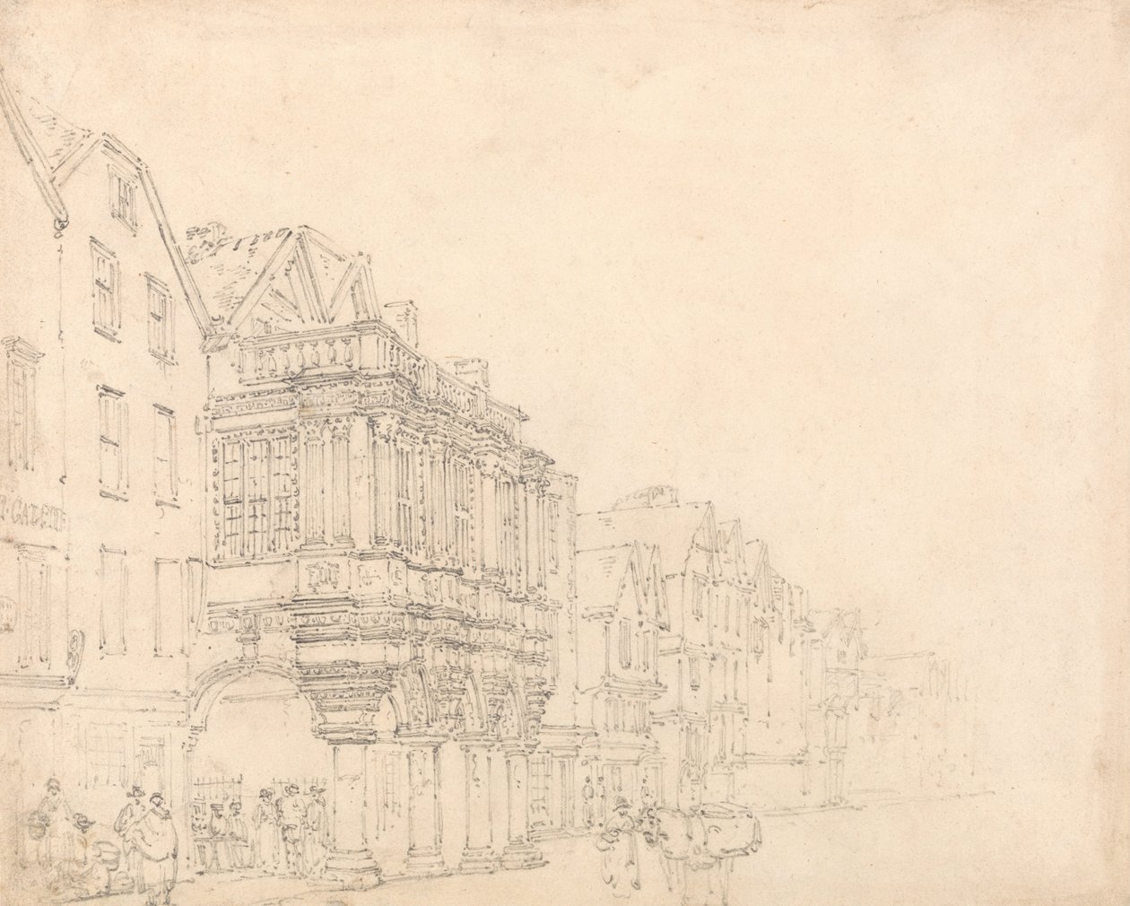 The Guildhall, Exeter av Thomas Girtin