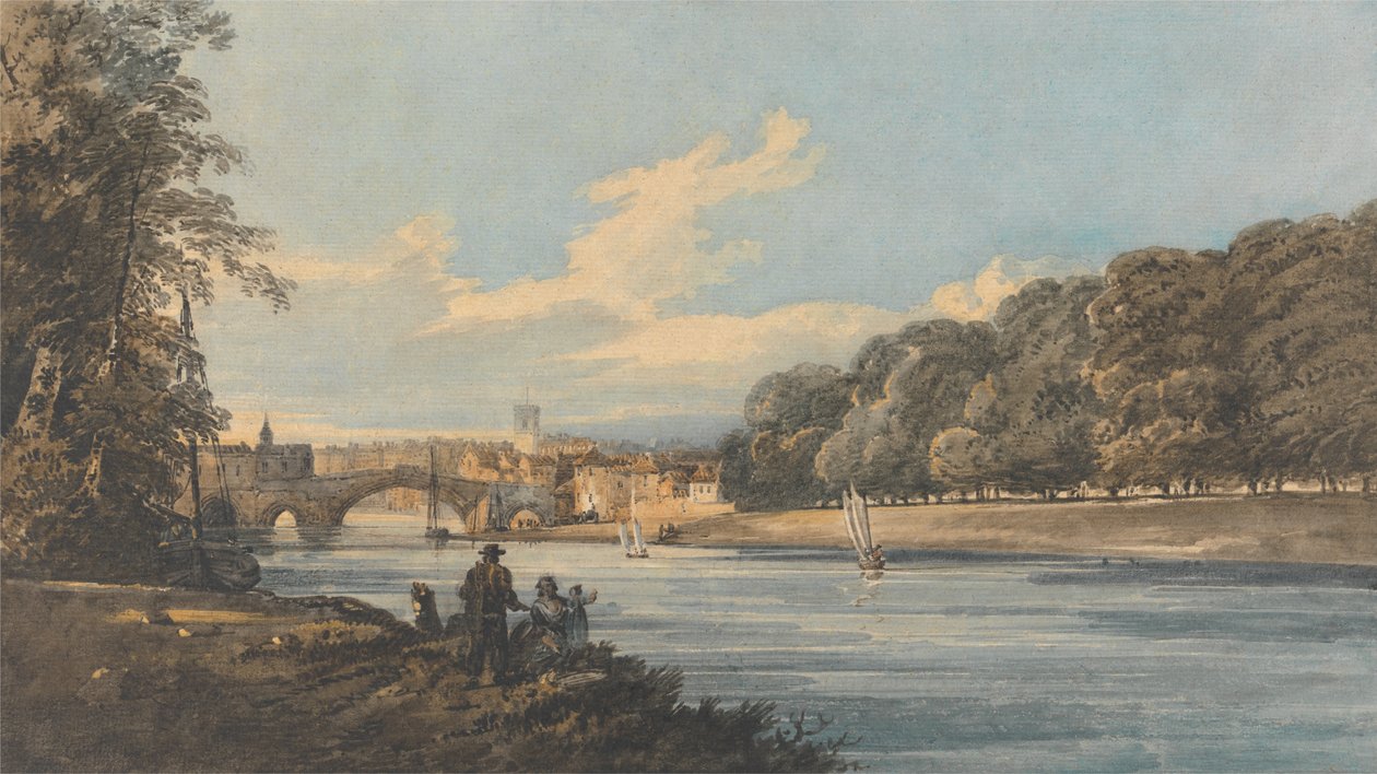 The New Walk, York av Thomas Girtin