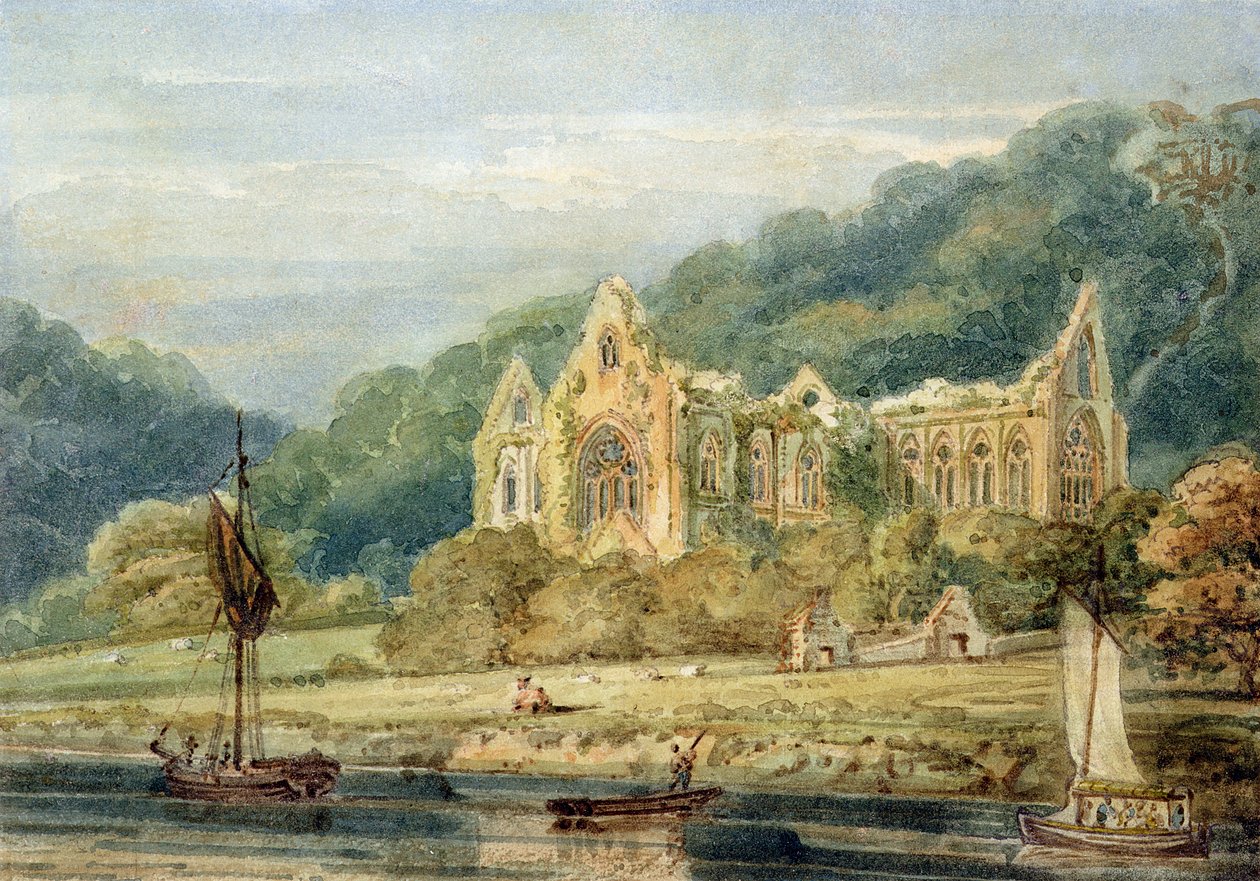 Tintern Abbey av Thomas Girtin