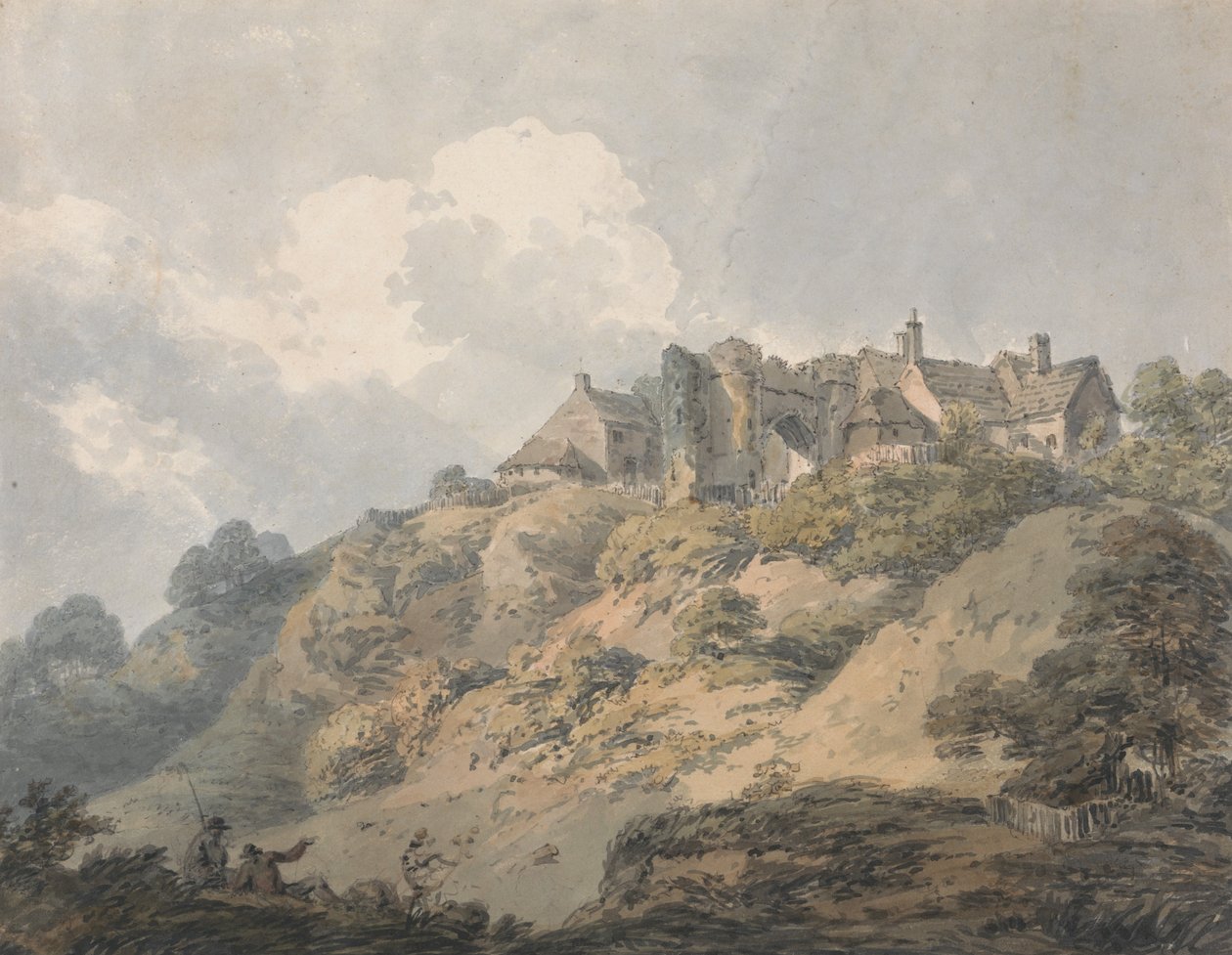 Utsikt over Winchelsea, Sussex av Thomas Girtin