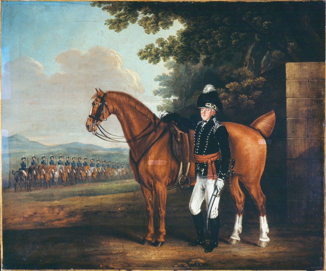 Oberst Thomas Cooper Everitt, 1800 av Thomas Gooch