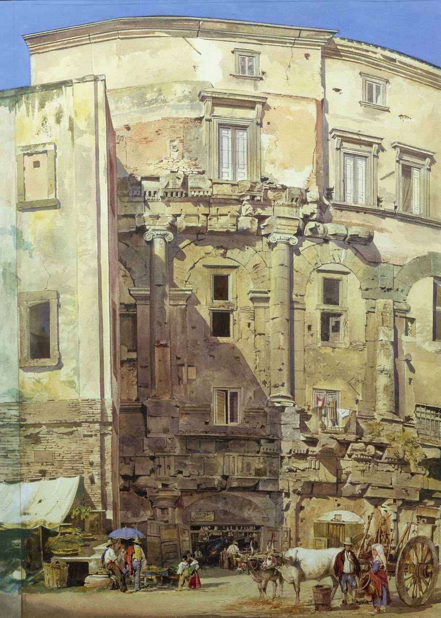 Marcellus teater, Roma av Thomas Hartley Cromek