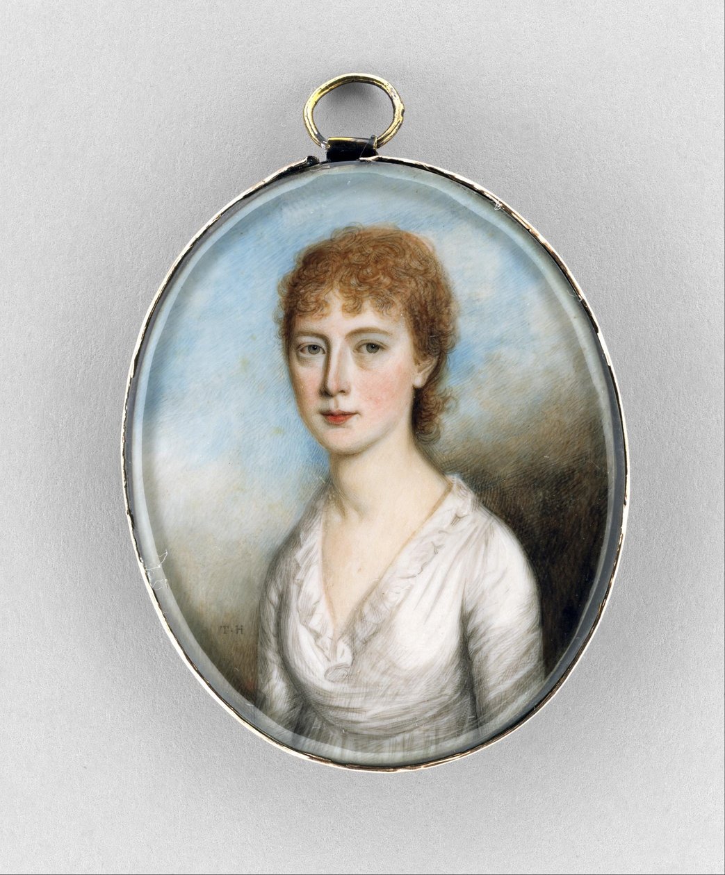 Portrett av en kvinne av Thomas Hazelhurst