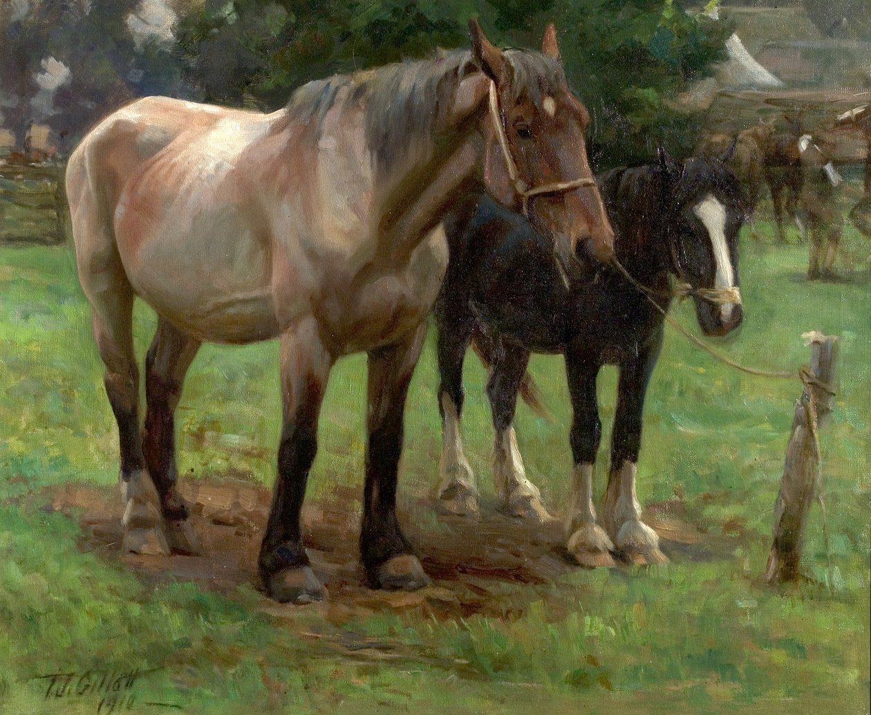 En landsmesse, 1910 av Thomas J. Gillott