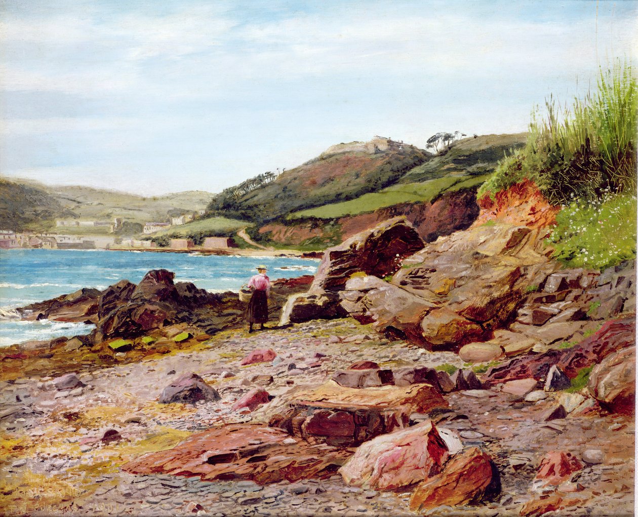 Kingsland, Cornwall fra Pickle Point av Thomas J. Purchas